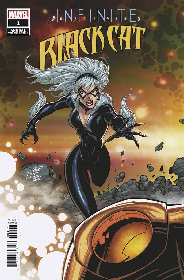 Cover image for BLACK CAT ANNUAL #1 RON LIM CONNECTING VAR INFD