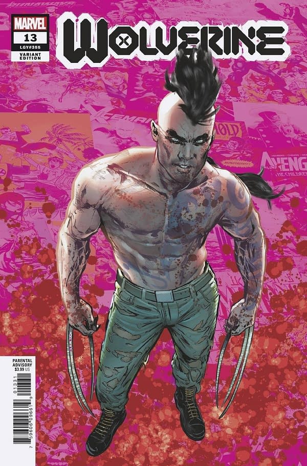 Cover image for WOLVERINE #13 JIMENEZ PRIDE MONTH VAR GALA