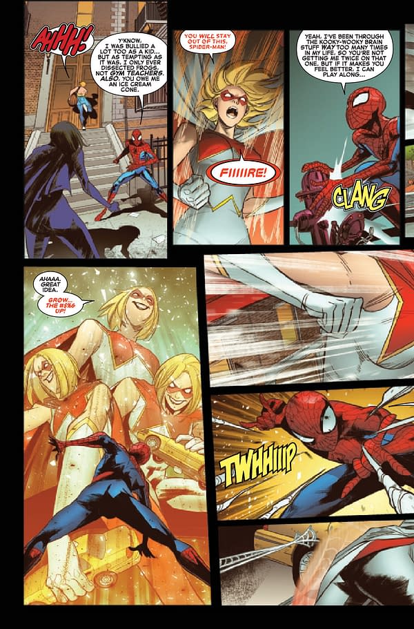 Interior preview page from AMAZING SPIDER-MAN ANNUAL #2 INFD