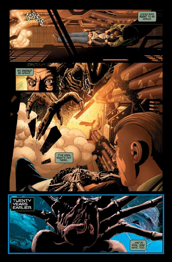 Interior preview page from ALIEN #5