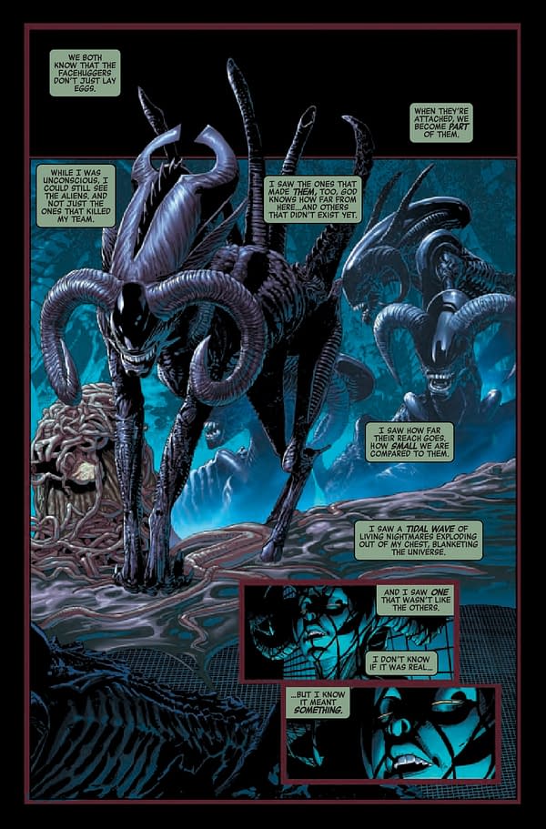 Interior preview page from ALIEN #5