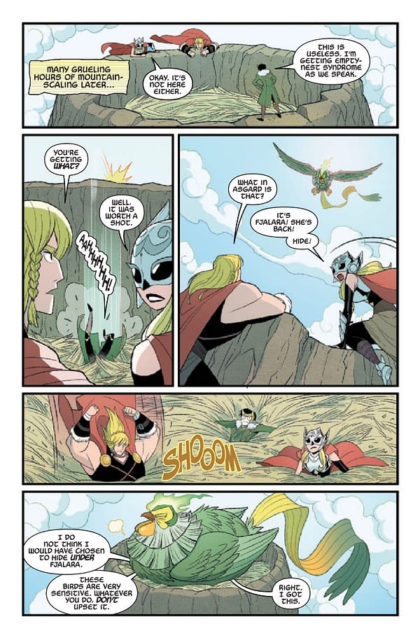 Interior preview page from THOR AND LOKI DOUBLE TROUBLE #4 (OF 4)
