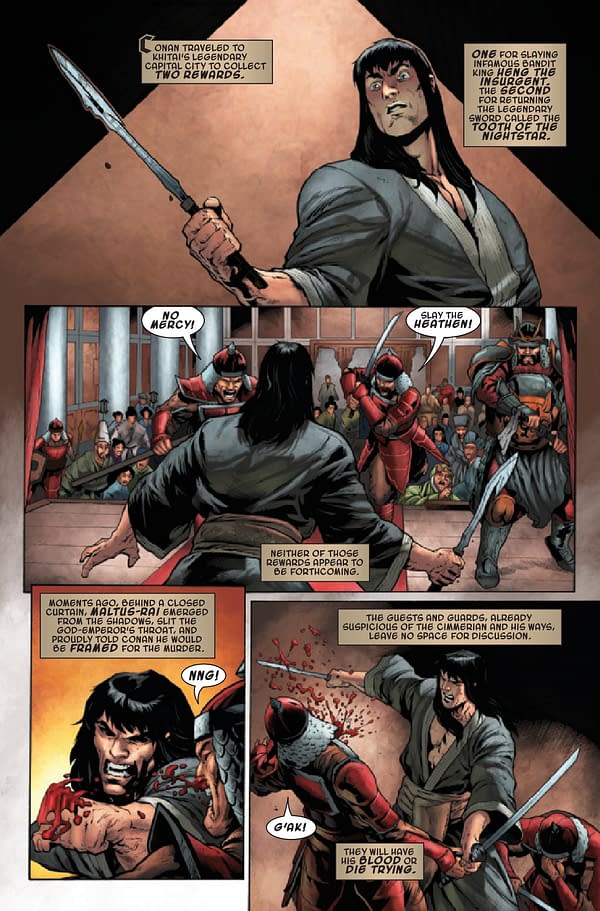Interior preview page from CONAN THE BARBARIAN #23