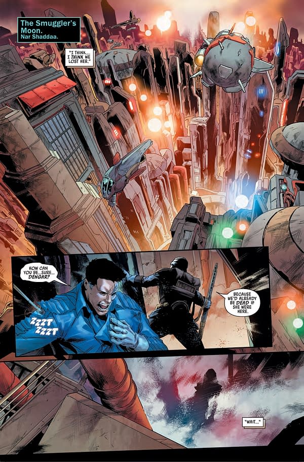 Interior preview page from STAR WARS BOUNTY HUNTERS #14 WOBH