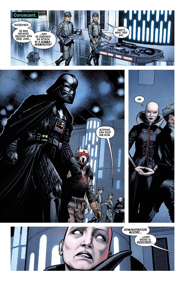Interior preview page from STAR WARS DARTH VADER #14 WOBH