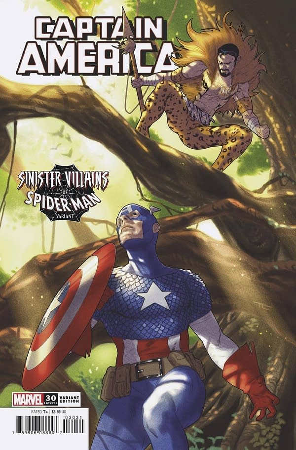 Cover image for CAPTAIN AMERICA #30 CLARKE SPIDER-MAN VILLAINS VAR