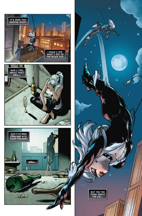Interior preview page from BLACK CAT #8