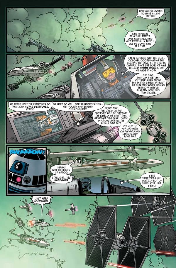 Interior preview page from STAR WARS #15 WOBH