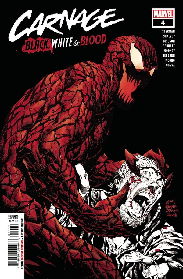 Cover image for CARNAGE BLACK WHITE AND BLOOD #4 (OF 4)