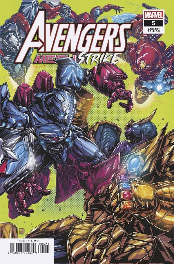 Cover image for AVENGERS MECH STRIKE #5 (OF 5) OKAZAKI VAR