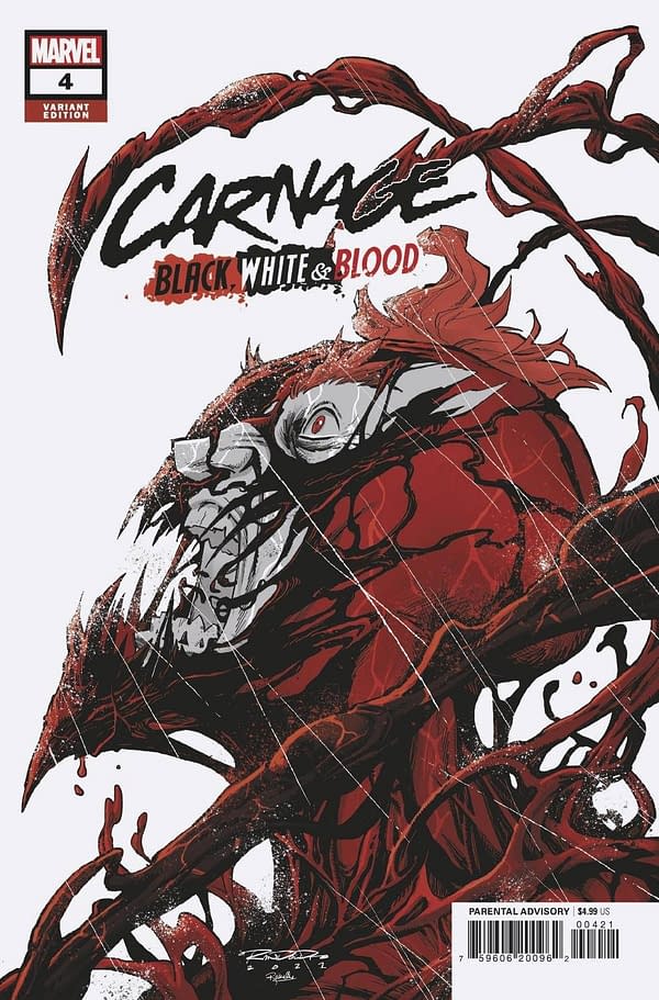 Cover image for CARNAGE BLACK WHITE AND BLOOD #4 (OF 4) RANDOLPH VAR
