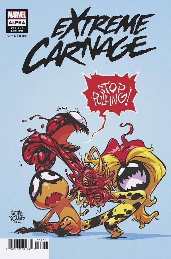 Cover image for EXTREME CARNAGE ALPHA #1 YOUNG VAR