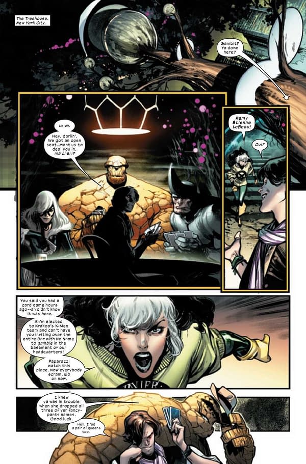 Interior preview page from X-MEN #2