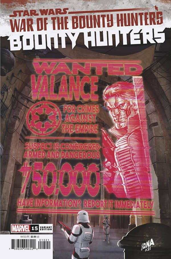 Cover image for STAR WARS BOUNTY HUNTERS #15 WANTED POSTER VAR WOBH