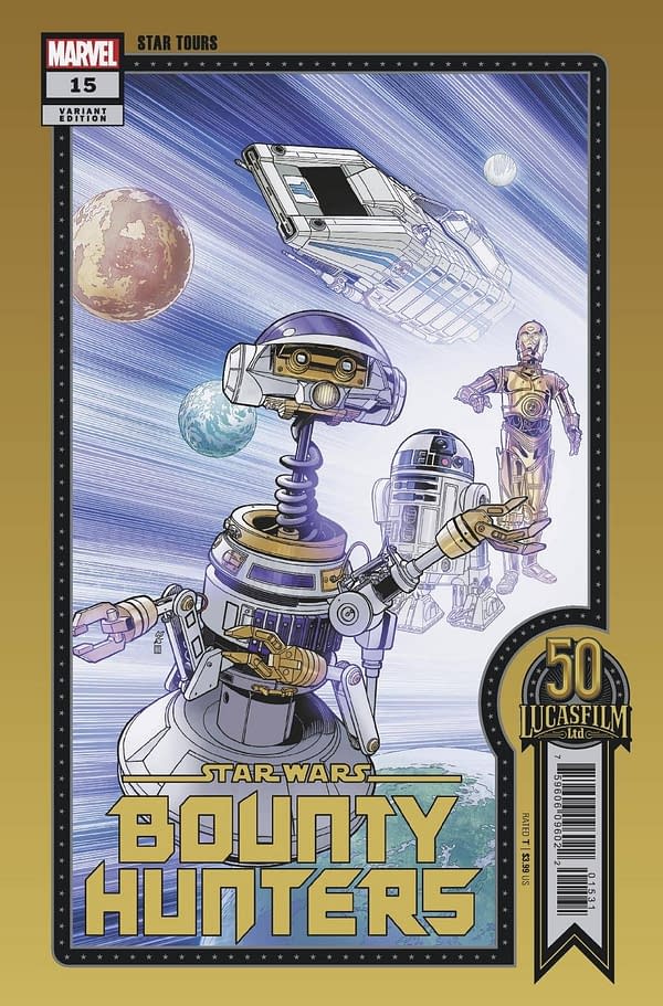 Cover image for STAR WARS BOUNTY HUNTERS #15 SPROUSE LUCASFILM 50TH VAR WOBH