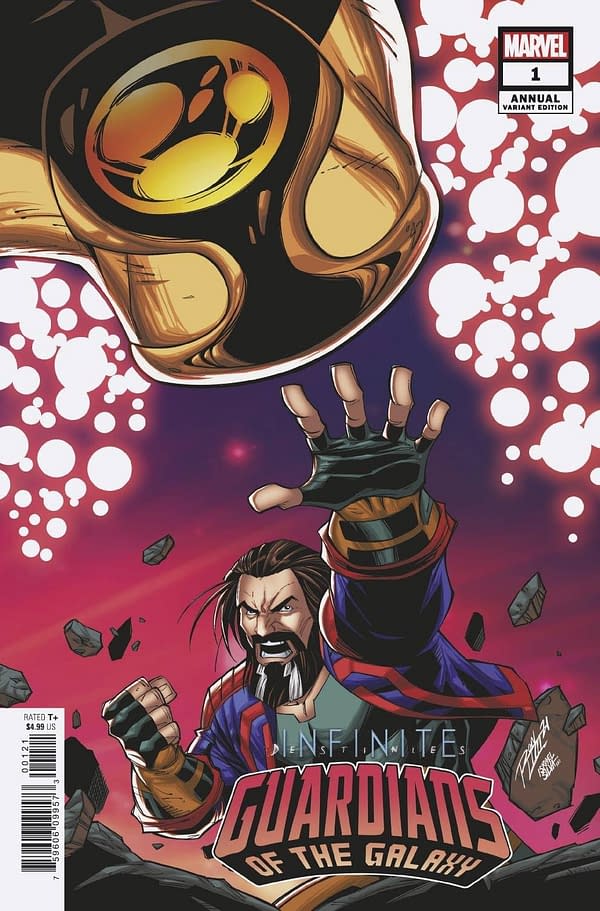 Cover image for GUARDIANS OF THE GALAXY ANNUAL #1 CONNECTING VAR INFD