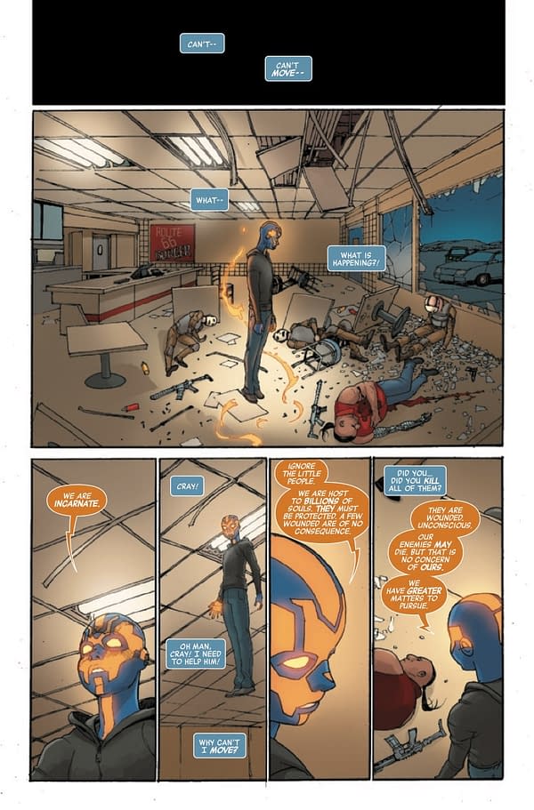 Interior preview page from AVENGERS ANNUAL #1 INFD