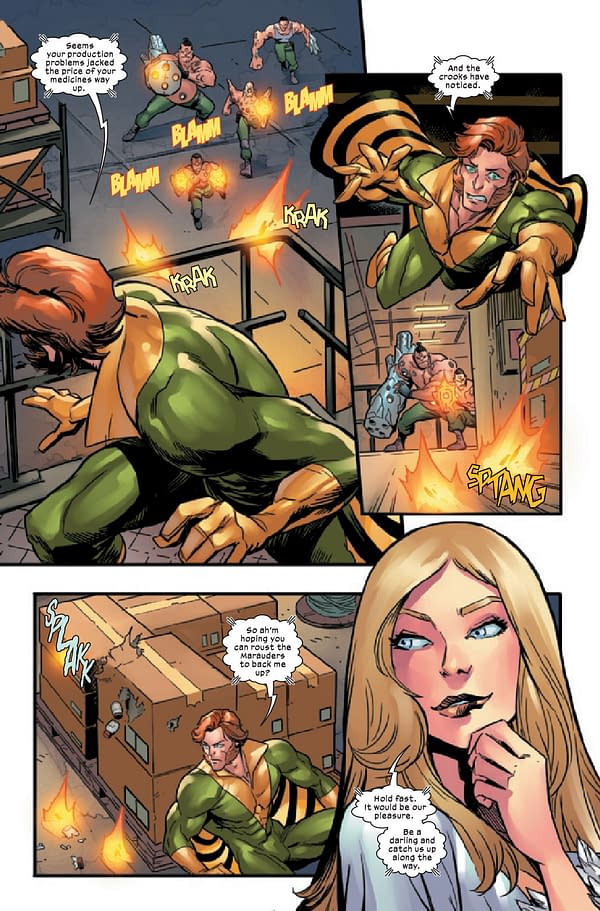 Interior preview page from MARAUDERS #23