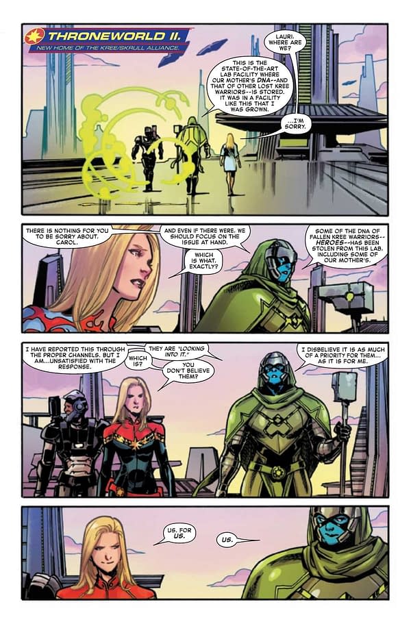 Interior preview page from CAPTAIN MARVEL #31