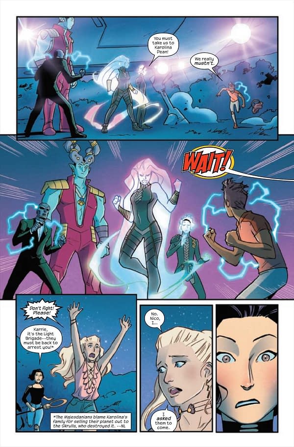 Interior preview page from RUNAWAYS #38