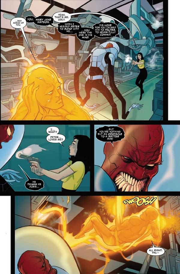 Interior preview page from JUN210665 SPIDER-MAN SPIDER'S SHADOW #5 (OF 5), by (W) Chip Zdarsky (A) Pasqual Ferry (CA) Phil Noto, in stores Wednesday, August 11, 2021 from MARVEL COMICS