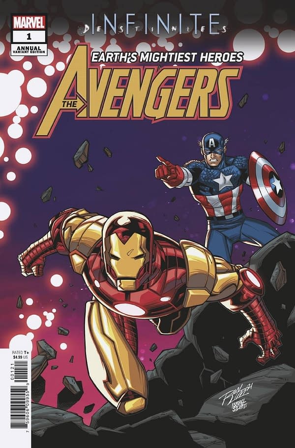 Cover image for AVENGERS ANNUAL #1 RON LIM CONNECTING VAR INFD