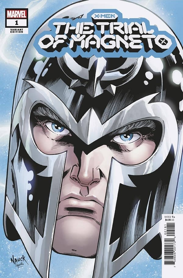 Cover image for X-MEN TRIAL OF MAGNETO #1 (OF 5) NAUCK HEADSHOT VAR