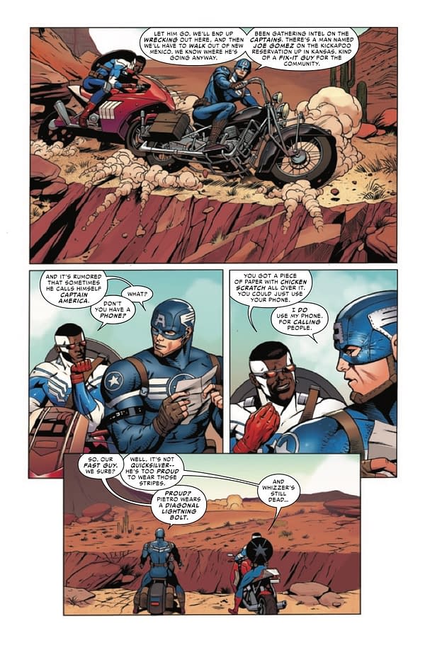 Interior preview page from UNITED STATES CAPTAIN AMERICA #3 (OF 5)