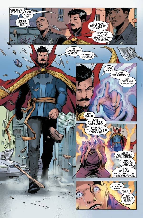 Interior preview page from DEATH OF DOCTOR STRANGE #1 (OF 5)
