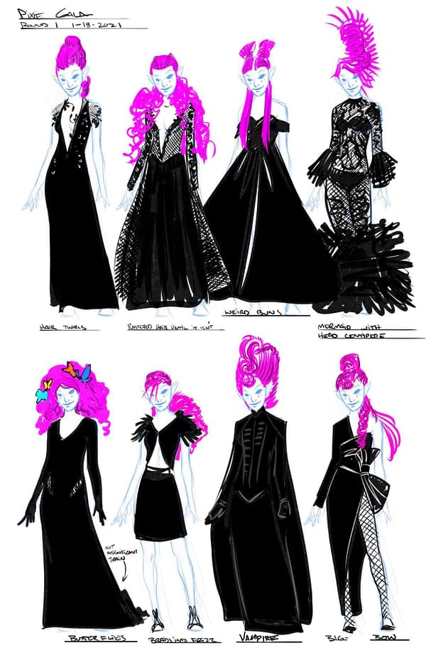 Way of X Artist Reveals Hellfire Gala Designs for Pixie, Loa, and Nightcrawler