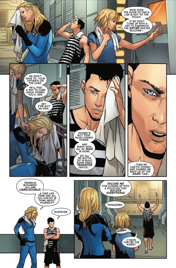 Interior preview page from FANTASTIC FOUR #36