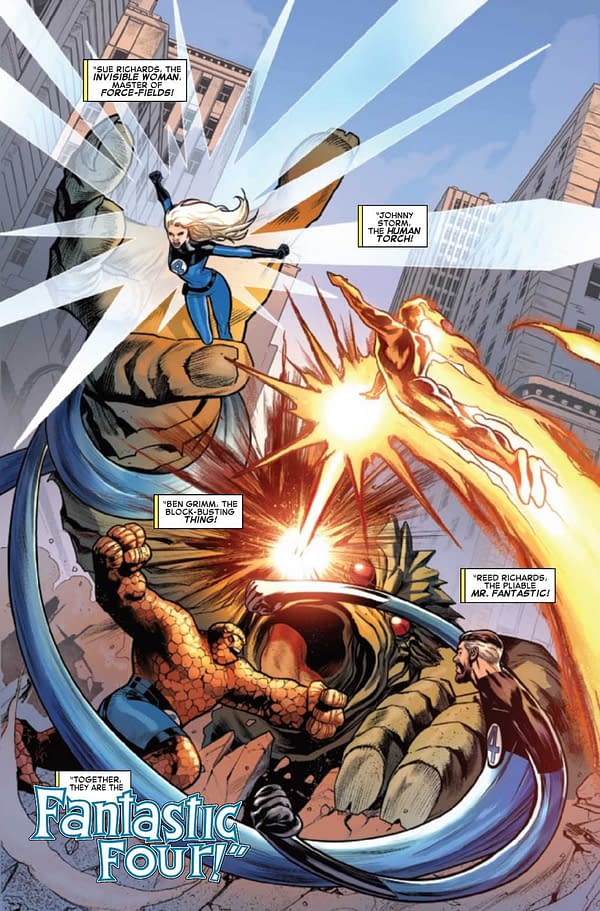 Interior preview page from FANTASTIC FOUR #35