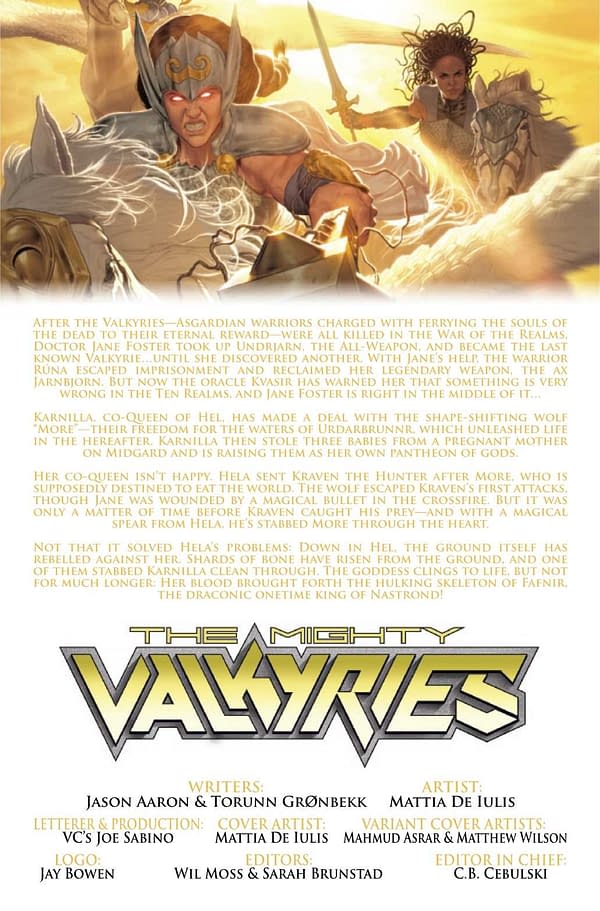 Interior preview page from MIGHTY VALKYRIES #5 (OF 5)