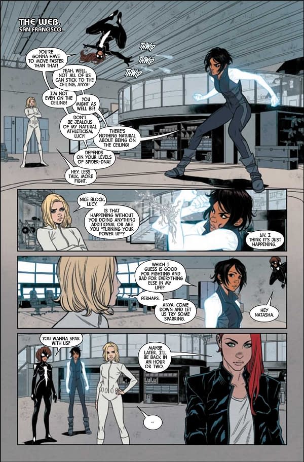 Interior preview page from BLACK WIDOW #11