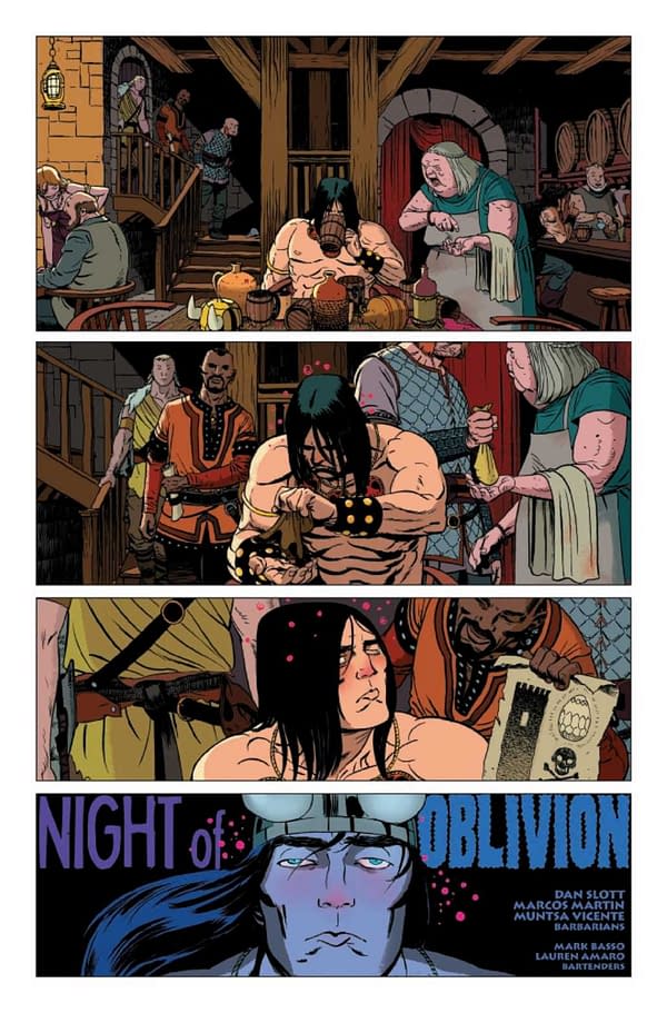 Interior preview page from CONAN THE BARBARIAN #25