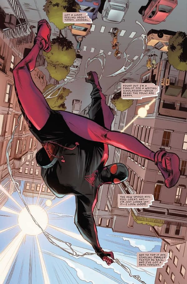 Interior preview page from MILES MORALES SPIDER-MAN #30