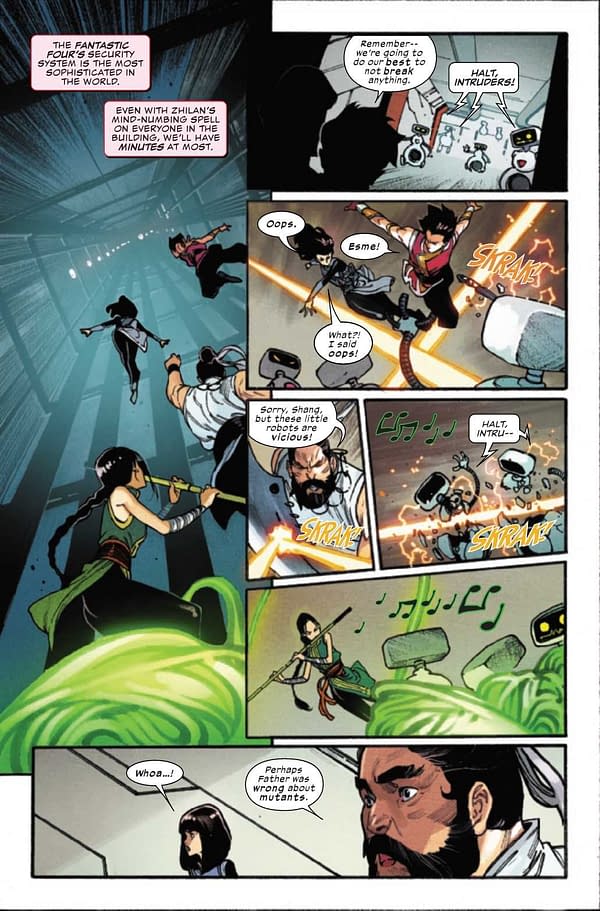 Interior preview page from SHANG-CHI #4