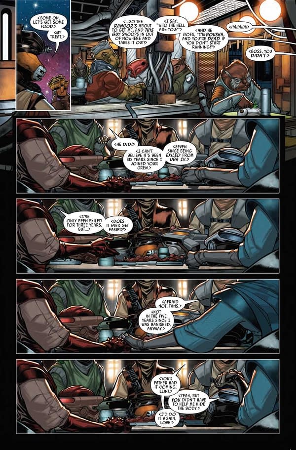 Interior preview page from STAR WARS WAR BOUNTY HUNTERS BOUSHH #1