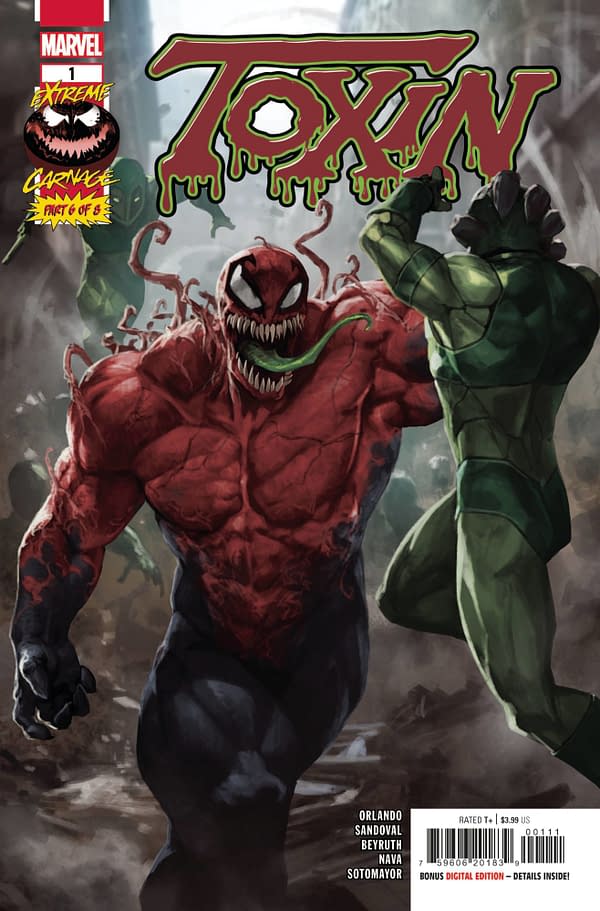 Cover image for EXTREME CARNAGE TOXIN #1