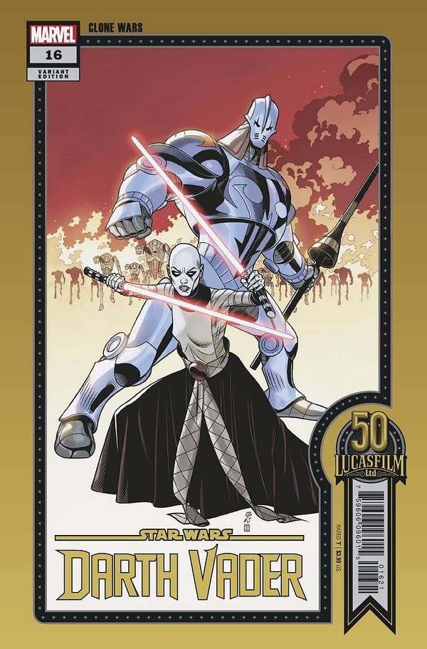 Cover image for STAR WARS DARTH VADER #16 SPROUSE LUCASFILM 50TH VAR WOBH