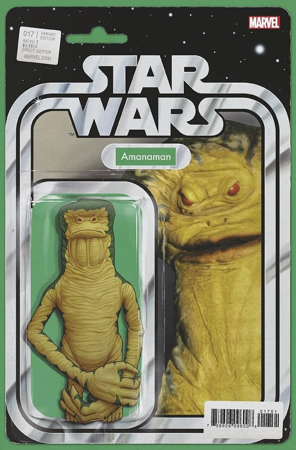 Cover image for STAR WARS #17 JTC ACTION FIGURE VAR WOBH
