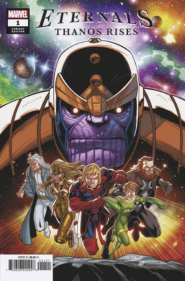 Cover image for ETERNALS THANOS RISES #1 RON LIM VAR