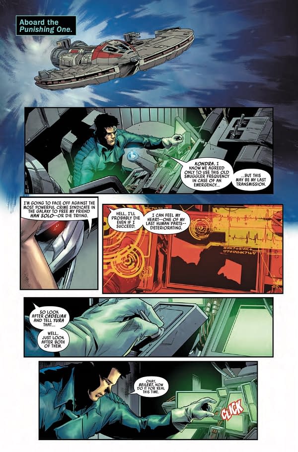 Interior preview page from STAR WARS BOUNTY HUNTERS #16 WOBH