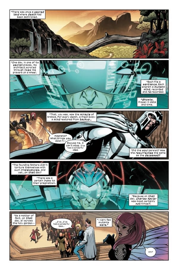 Interior preview page from X-MEN ONSLAUGHT REVELATION #1