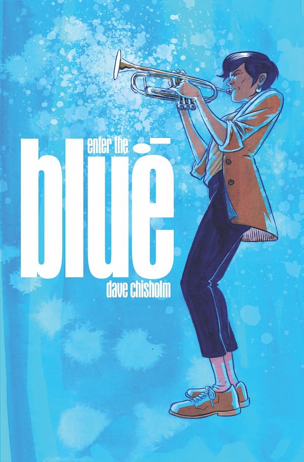 The cover to Enter the Blue by Dave Chisholm from Z2 Comics