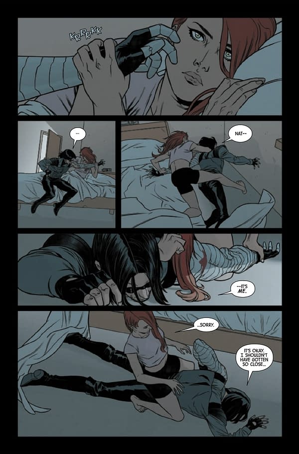 Interior preview page from BLACK WIDOW #12