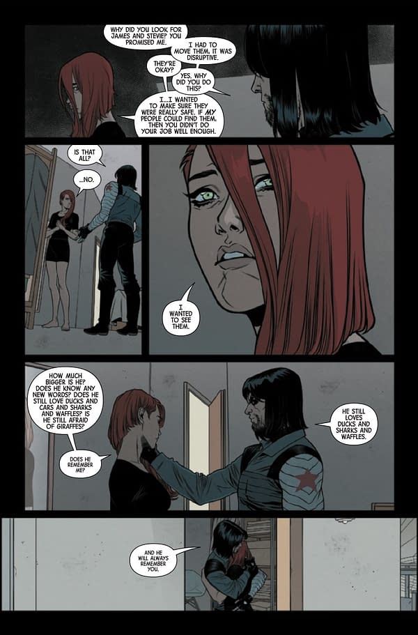 Interior preview page from BLACK WIDOW #12