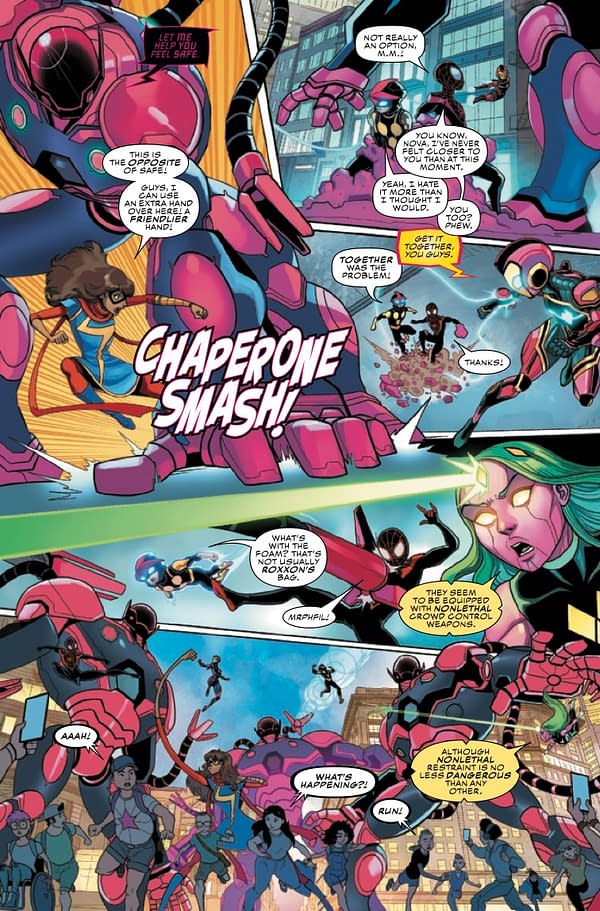 Interior preview page from CHAMPIONS #10
