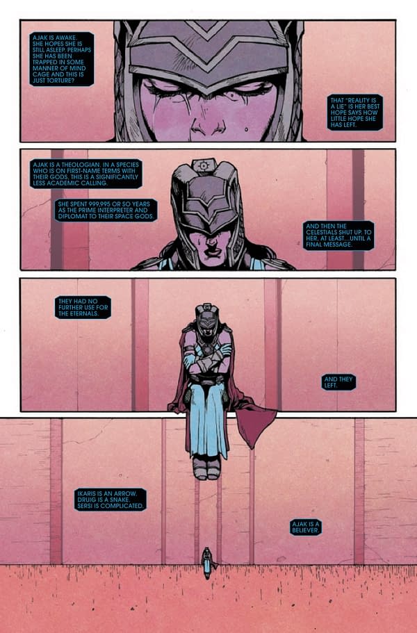 Interior preview page from ETERNALS CELESTIA #1