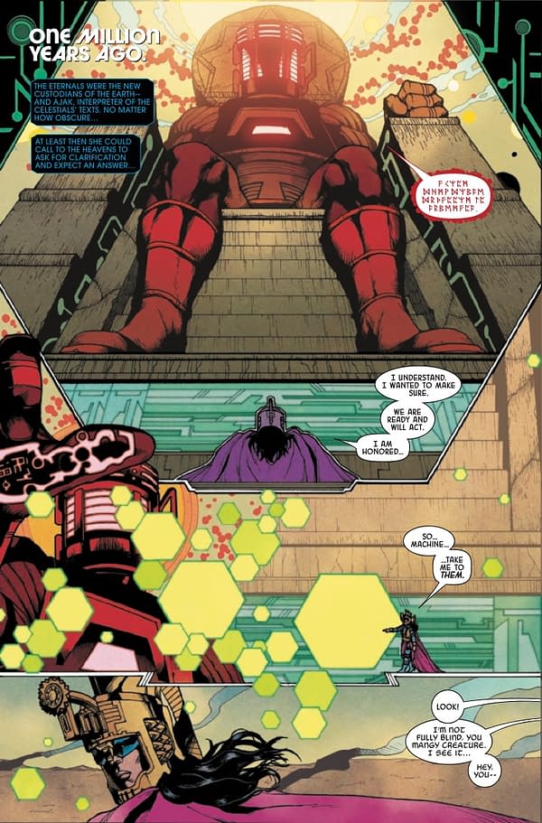 Interior preview page from ETERNALS CELESTIA #1